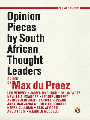 cover image of Opinion Pieces by South African Thought Leaders